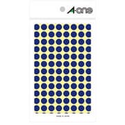 カラーラベル 青 丸型 9mmφ14シート(1,456片) 07002