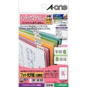 インデックスラベル(大) 9面 フォト光沢紙(白無地) 12シート 29320