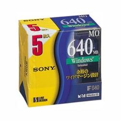 5EDM-640 CDF [MOディスク Windows対応フォーマット済 640MB 5枚パック]