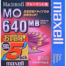 MA-M640.MAC.B1P5S [MO Mac用 640MB 5枚組]
