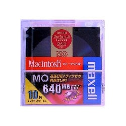 Mac 用 MOディスク10枚（128×1枚、230×7枚、640×2枚）