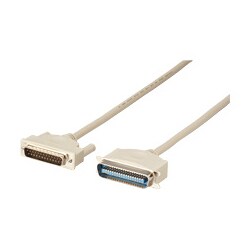 プリンターケーブル IEEE1284準拠 D-sub25ピン：マイクロリボン36ピン 5m AP303