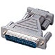 RS232C変換アダプタDOS/V用 D-sub25ピンオス→D-sub9ピンオス AA833