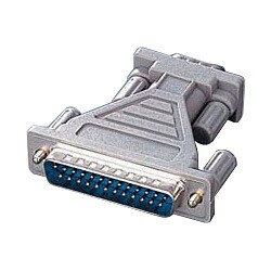 RS232C変換アダプタDOS/V用 D-sub25ピンオス→D-sub9ピンオス AA833