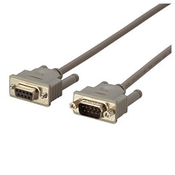 RS232Cケーブル 延長用 D-sub9ピンメス：D-sub9ピンオス 3m AR35
