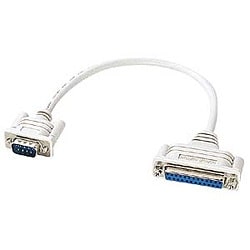RS-232C変換ケーブル D-sub9pinオス-D-sub25pinメス 0.2m KRS-9M25F02K