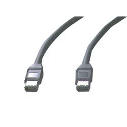 IEEE1394ケーブル 6ピン-6ピン 3.0m ブラック AI785