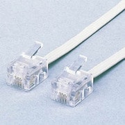 スリムモジュラーケーブル　ホワイト　10m MJ-10WH