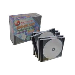 CD-R/DVD-R収納 ハードタイプ 1枚収納 5ケース CDP-01