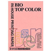 バイオトップカラー 両面 プリンター用紙 ピンク 80g/m2 A4 100枚 BT104