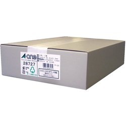 宛名・表示用ラベル 汎用タイプ・インチ改行 A4判 12面 ホワイト 500シート 28727