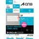ラベルシール[インクジェット] マット紙・ホワイト A4 12面 四辺余白付 100シート 28920