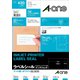 ラベルシール[インクジェット] 宛名・表示用ラベル A4 21面 上下余白付 ホワイト 20シート 28931