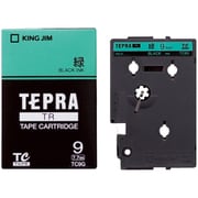 テプラTRテープ パステル緑 黒文字 9mm幅 7.7m TC9G