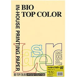 バイオトップカラー 両面 プリンター用紙 クリーム 80g/m2 A3 100枚 BT201