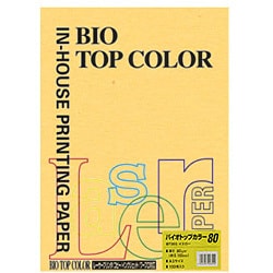 バイオトップカラー 両面 プリンター用紙 ゴールド 80g/m2 A3 100枚 BT202