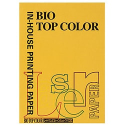 バイオトップカラー 両面 プリンター用紙 オールドゴールド 80g/m2 A4 100枚 BT123