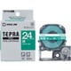 テプラPROテープ ビビッド緑 白文字 24mm幅 8m SD24G