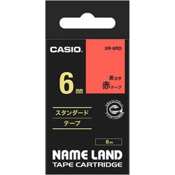 ヨドバシ.com - カシオ CASIO XR-6RD [カシオネームランドテープ