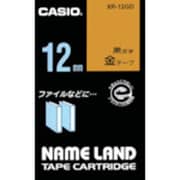カシオネームランドテープ スタンダードタイプ 金色テープ黒文字 幅12mm 長さ8m XR-12GD