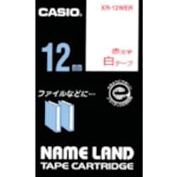 ヨドバシ.com - カシオ CASIO カシオネームランドテープ スタンダードタイプ 白色テープ赤文字 幅12mm 長さ8m XR-12WER  通販【全品無料配達】