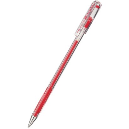 ハイブリッド 0.5mmボールペン ステッチグリップ 赤 K105-GB