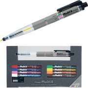 シャープペンシル マルチ8セット ホルダータイプ 色芯8色 専用替芯 芯削り器付き PH802ST