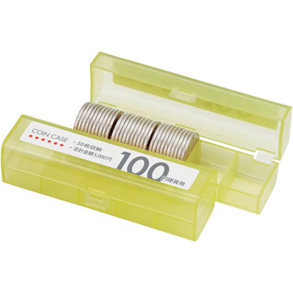コインケース 100円用 50×1列50枚収納 M-100