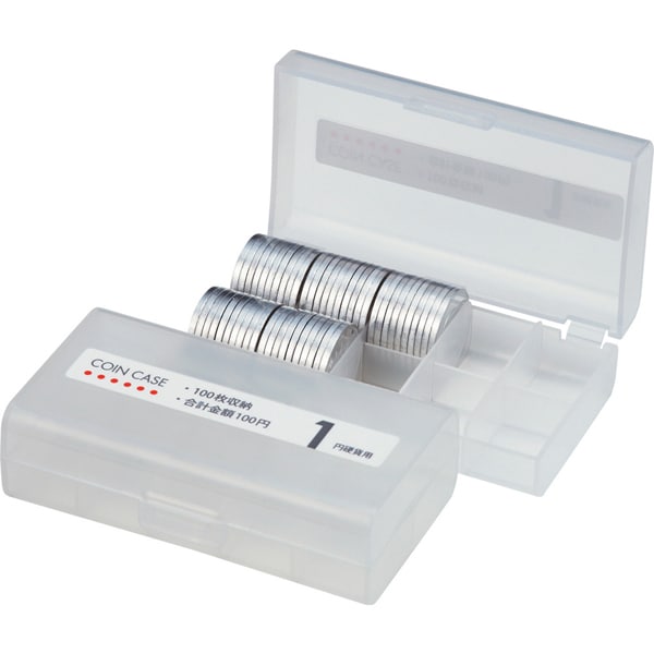コインケース 1円用 50×2列100枚収納 M-1W