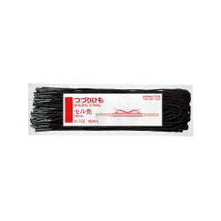 つづりひも セル先 スフ糸16本 長さ450mm 100本入 ツ-101