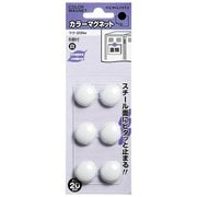 カラーマグネット φ20mm マク-20NW
