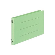 統一伝票用フラットファイル樹脂製とじ具B4 1/3横 緑 フ-V49G