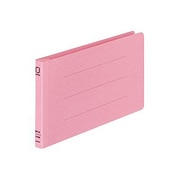 統一伝票用フラットファイル樹脂製とじ具B4 1/3横 ピンク フ-V49P