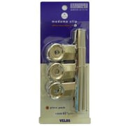 目玉クリップ大 3個入 シルバー CS-1