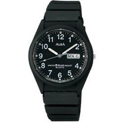 アルバ様ꕤ*.゜ 稼働品 SEIKO アルバ セイコー ALBA 夜光文字盤 クォーツ