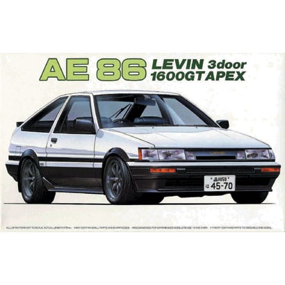 1/24 トヨタ AE86 レビン