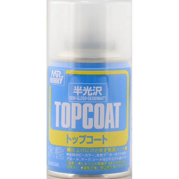 B-502 [Mr.トップコート 半光沢 水性スプレー]