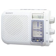 ICF-S75V TV(1ch-12ch)/FM/AMポータブルラジオ「お風呂ラジオ」