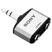 プラグアダプター ステレオミニプラグ-ステレオミニジャック(×2) PC-232S