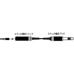 EXC-10A 延長オーディオコード [ステレオ標準ジャック-ステレオ標準プラグ 3m]