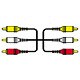 ピンプラグ×3-ピンプラグ×3 2m （2本1組） VX-18GW ビデオコード