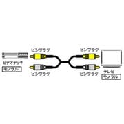 映像+モノラル音声-映像+モノラル音声ケーブル 2m RP-CVP1G20