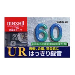 カセットテープ 60分 1本 UR-60L