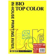バイオトップカラー 両面 プリンター用紙 カナリーイエロー 120g/m2 A4 50枚 BT312