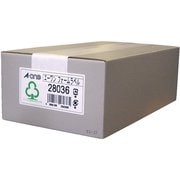 コンピュータフォームラベル 〈コンピュータフォーム荷札〉 5.5インチ幅 4面 500折 28036