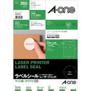 丸型ラベル A4 24面 ホワイト 15シート 28394