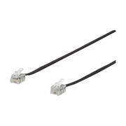 テレフォンモジュラーケーブル スリムタイプ 3m ブラック ATL03BK