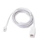 延長ケーブル ホワイト 15m TEL-415W