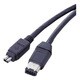 IEEE1394ケーブル 6ピン-4ピン 2.5m ZE25-640BK