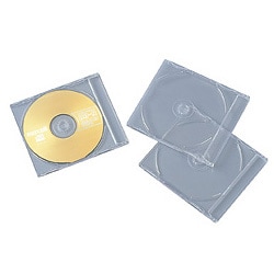 CD＆DVDプラケース スリムタイプ 3枚セット ACP01S